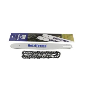 Farmertec Holzfforma® 18Inch Guide Bar &Saw Chain Combo .325 .050 72DL Compatible with Husqvarna 36 41 50 51 55 336 340 345 350 351 353 346xp 435 440 445 450 455 460 Poulan