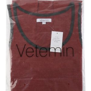 Vetemin Mens Premium Basic Solid Vintage Athletic Active Sports Jersey Tank Top Casual Shirts H.Oatmeal/Rusty XXL