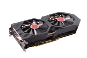 xfx radeon rx 580 gts xxx edition 1386mhz oc+, 8gb gddr5, vr ready, dual bios, 3xdp hdmi dvi, amd graphics card (rx-580p8dfd6) (renewed)