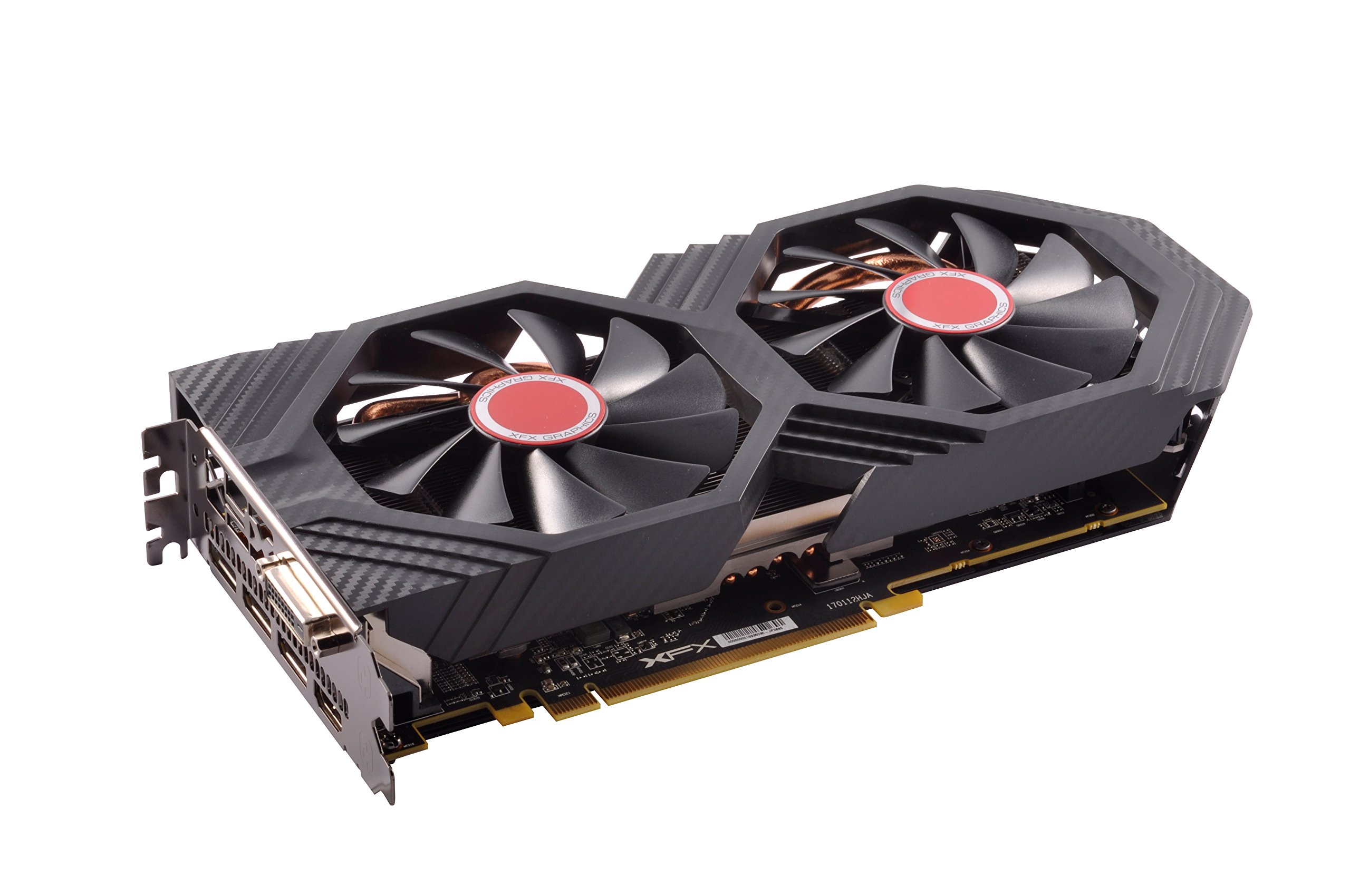 XFX Radeon RX 580 GTS XXX Edition 1386MHz OC+, 8GB GDDR5, VR Ready, Dual BIOS, 3xDP HDMI DVI, AMD Graphics Card (RX-580P8DFD6) (Renewed)