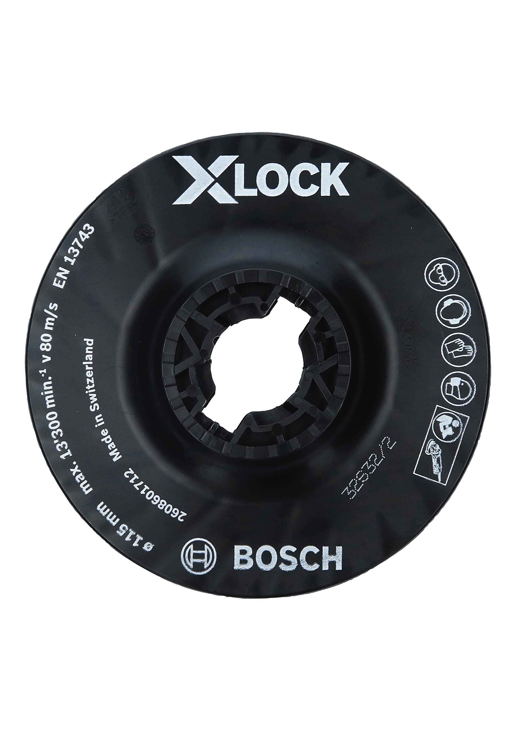 Bosch Professional 2608601712 Support Plate Medium Hard X-Lock Diameter 115 mm