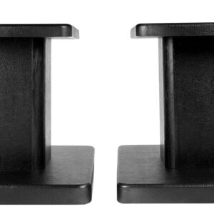 Rockville 2 RHT8B Computer/Bookshelf Desktop Speaker/Studio Monitor Stands-Black