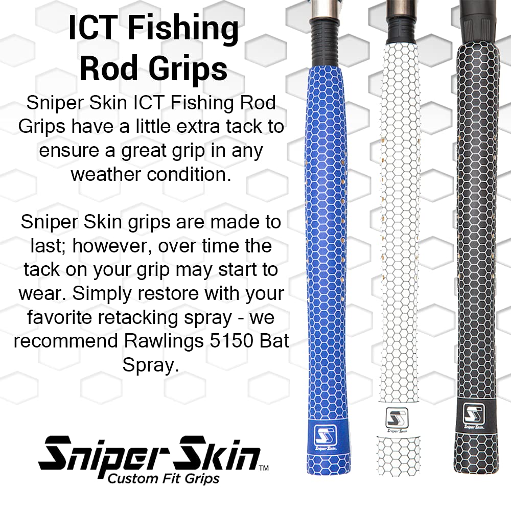 SNIPER SKIN Fishing Rod Grip | Fishing Gear Handle | Fishing Accessories | Renew Your Rod | Custom Fishing Rod | Replacement Grip | Cork