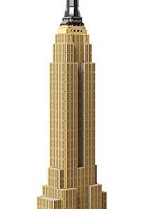 LEGO Architecture Empire State Building 21046 New York City Skyline Architecture Model Kit for Adults and Kids, Build It Yourself Model Skyscraper (1767 Pieces)