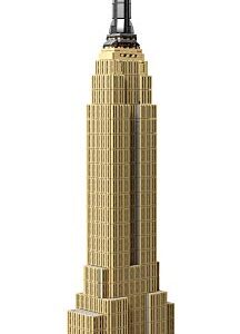 LEGO Architecture Empire State Building 21046 New York City Skyline Architecture Model Kit for Adults and Kids, Build It Yourself Model Skyscraper (1767 Pieces)