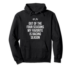 racing season favorite drag stock sprint race car fan gift pullover hoodie