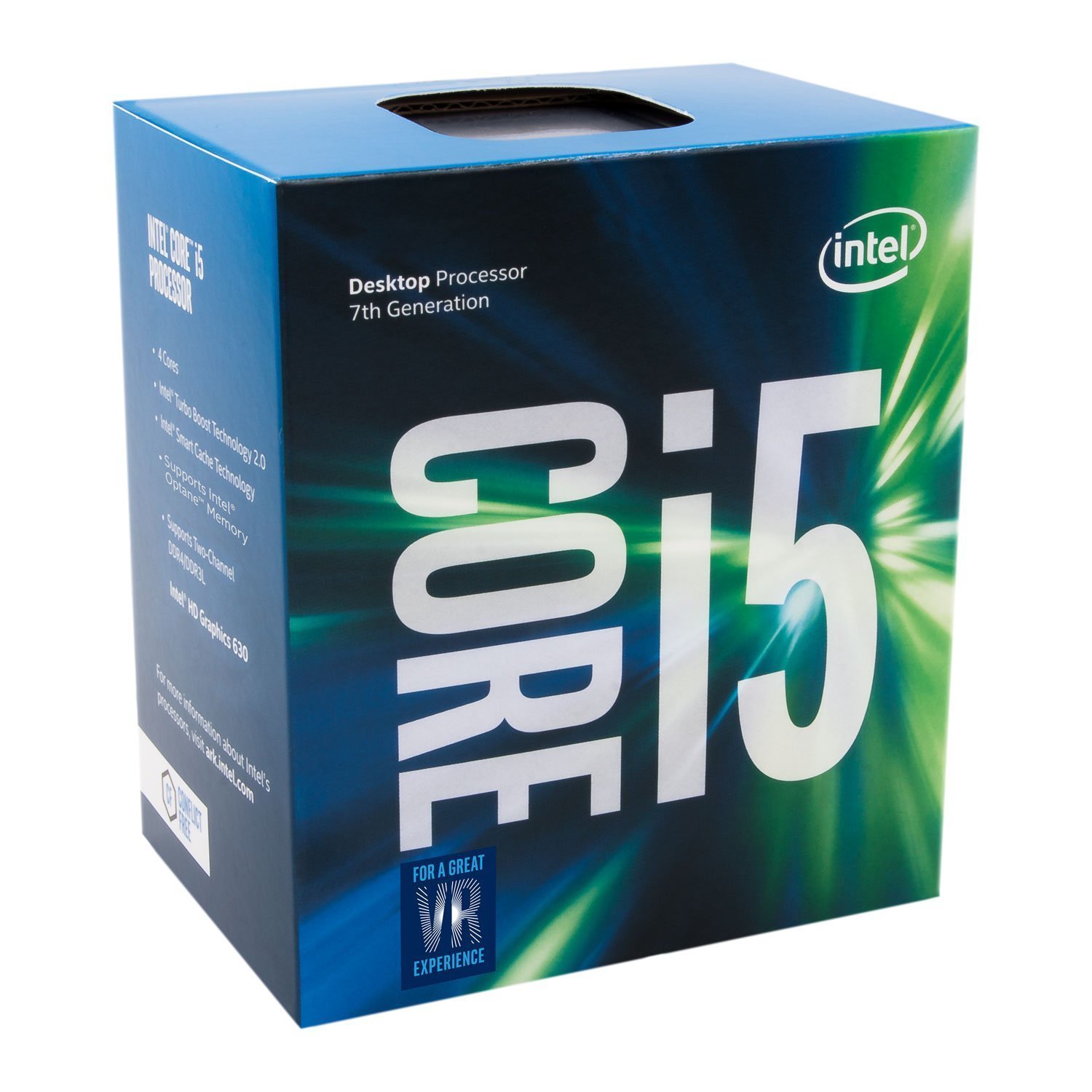 Intel Core i5-7500 LGA 1151 7th Gen Core Desktop Processor (Renewed)