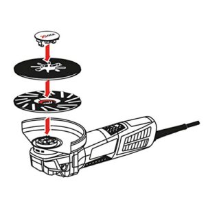 Bosch Professional 1x X-LOCK Backing Pad Clip (Accessories for Angle Grinders)