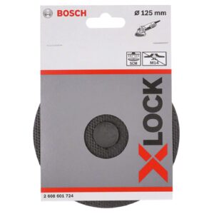 Bosch Professional 2608601724 Support Plate with Centre Pin X-Lock Diameter 125 mm