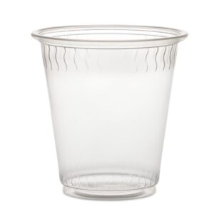 PARTY BARGAINS Clear Plastic Cups, 3 oz, 100 Pack Disposable Drinking Glasses, Juice, Iced Coffee, Cold Drinks, Soda, Water Cups