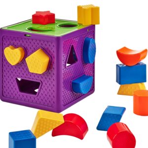 Original Shape Sorter | Babies & Toddlers | 18 Colorful Pieces | Boys & Girls | Ages 1-5 Years Old | Great Gift !!