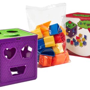 Original Shape Sorter | Babies & Toddlers | 18 Colorful Pieces | Boys & Girls | Ages 1-5 Years Old | Great Gift !!