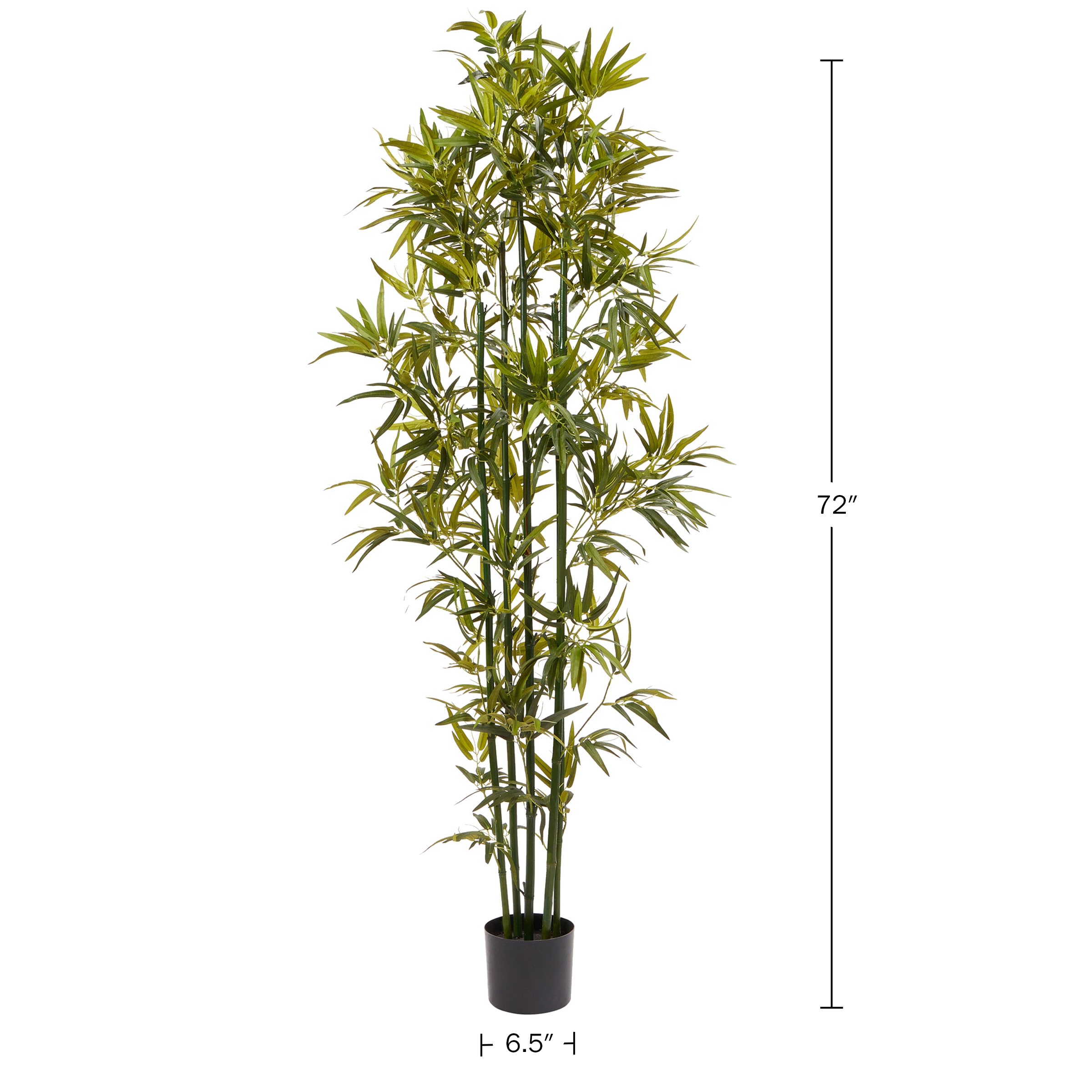 Pure Garden Artificial Tree, 72", Green Trunk