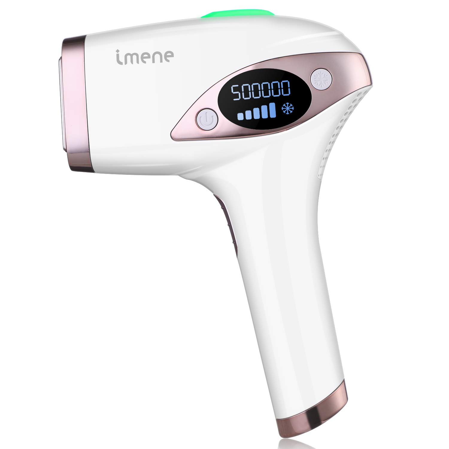 Permanent Hair Removal for Women & Men, IMENE 500,000 Flashes IPL Permanent Hair Removal & Upgrade Ice Compress - Home Use Hair Remover on Bikini line, Legs, Arms, Armpits - More Safe and Comfortable