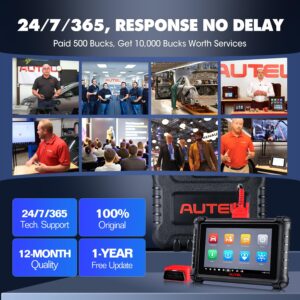 Autel MaxiCheck MX900: Same as MK900, 2024 Bidirectional Scan Tool, 3000+ Active Test, Up of MK808BT MK808S MX808S MS906, 40+ Reset, CAN-FD/DoIP, Scan VIN/License