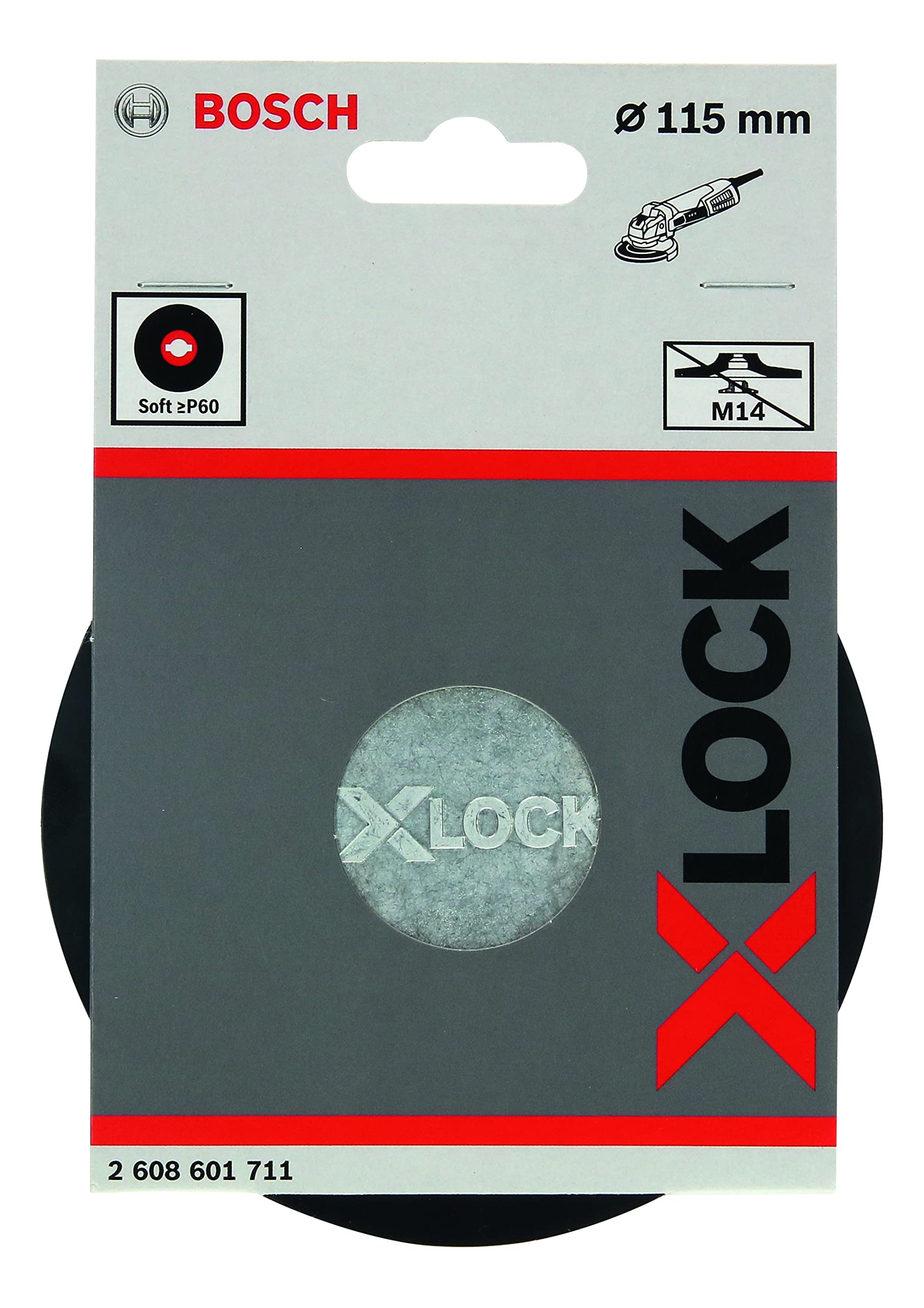 Bosch Professional Backing Pad, Soft (X-Lock, Diameter 115 mm)