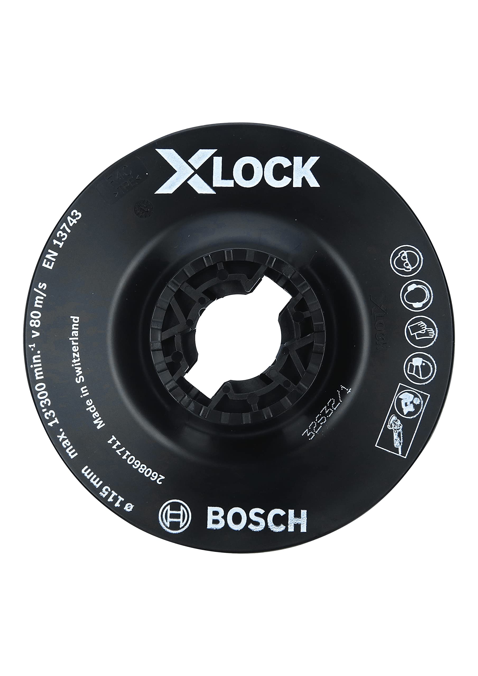 Bosch Professional Backing Pad, Soft (X-Lock, Diameter 115 mm)