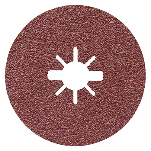 Bosch Professional Fibre Sanding Discs Expert (for Metal, X-LOCK, R444, Diameter 125 mm, Grit Size 36, Bore Diameter: 22.23 mm), 1 disc