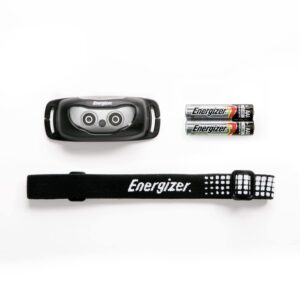 Energizer Universal Plus LED Headlamp, Lightweight Bright Headlamp for Outdoors, Camping and Emergency Light for Adults and Kids, Includes Batteries, Pack of 1