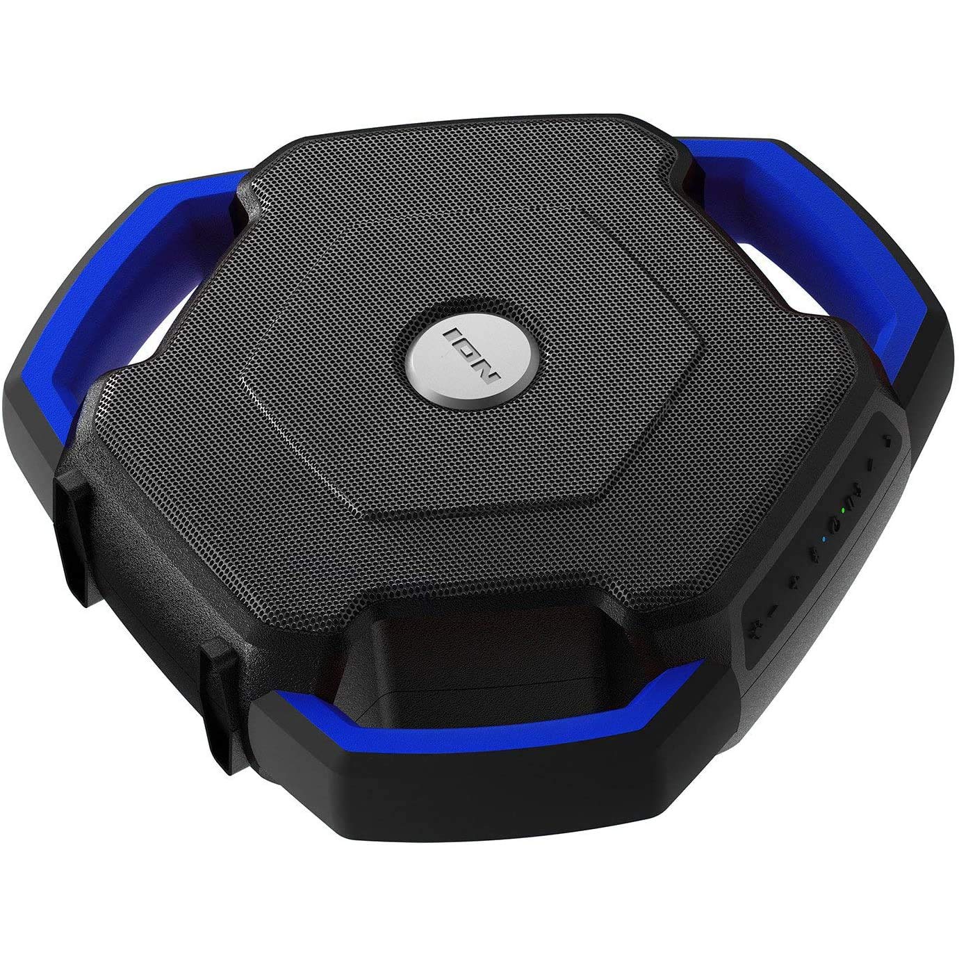 ION Audio iSP106BL Wave Rider Waterproof Bluetooth Speaker, Blue, 26W of Dynamic Power Energizes Your Music, 2" Full-Range Speakers Deliver Lifelike Sound, Works with Siri and More
