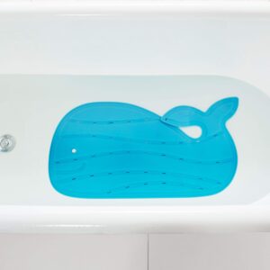 Skip Hop Non-Slip Baby Bath Mat, Moby, Blue