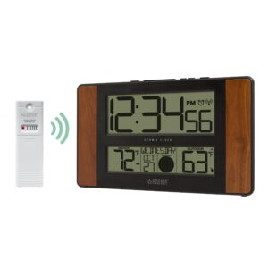 La Crosse Technology Wall/Table Clock, 6.61-inch x 11.1-inch x 1.14-inch (513-1417CH-INT)