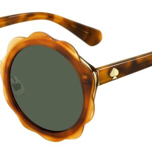 Kate Spade New York Women's Karrie/S Round Sunglasses, Brown/Green, 52mm, 22mm