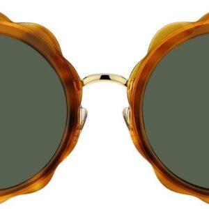 Kate Spade New York Women's Karrie/S Round Sunglasses, Brown/Green, 52mm, 22mm