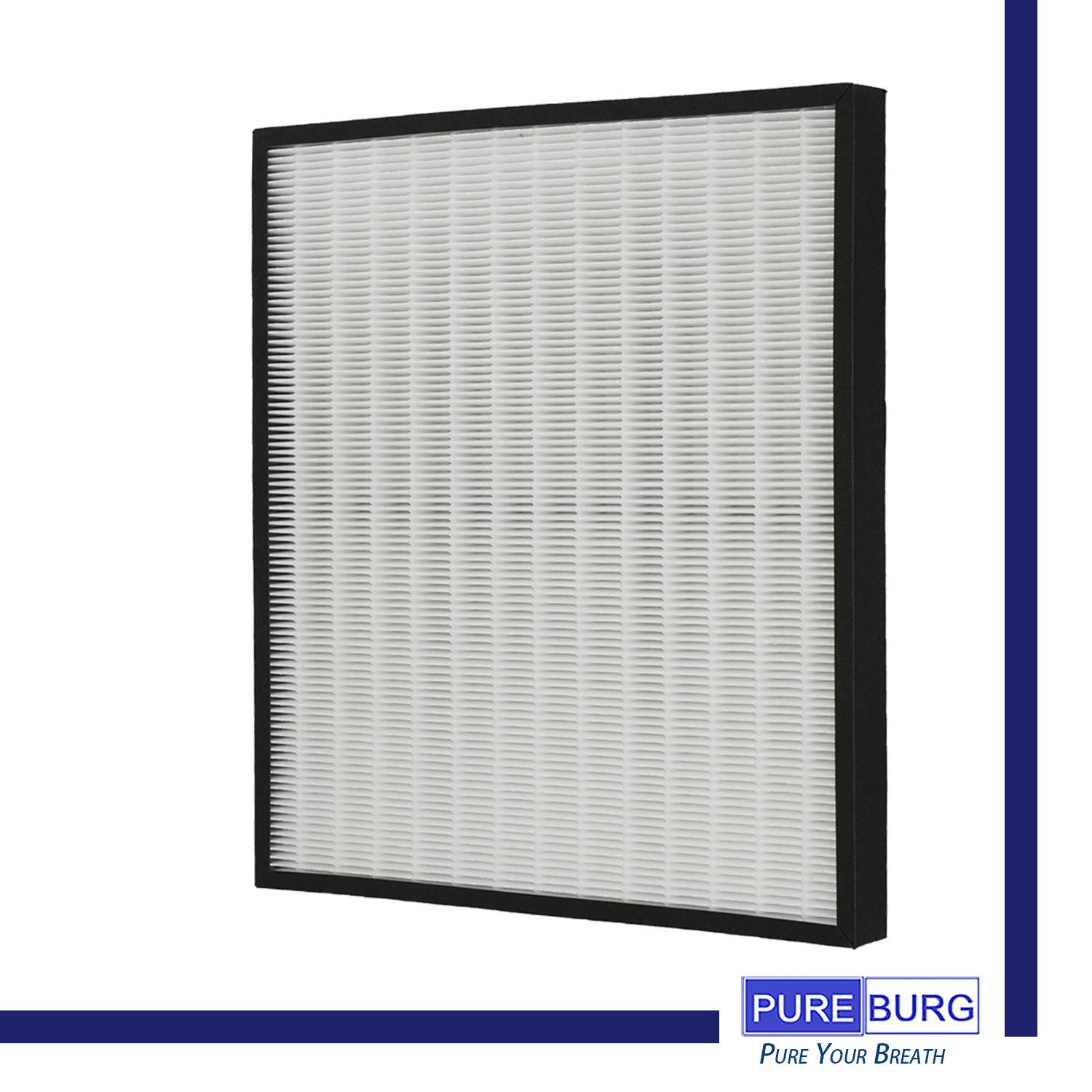 PUREBURG Replacement True HEPA Filter Compatible with Hunter 30940 fits 30210 30214 30215 30216 30225 30244 30245 30260 30398 30400 30401 30402 30525 36260 36395 37225 Air Purifiers,1-Pack