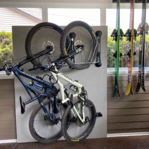 Steadyrack Bike Racks - Mountain Bike Rack - Wall Mounted Bike Rack Storage Solution for Your Home, Garage, or Bike Park