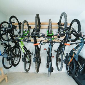 Steadyrack Bike Racks - Mountain Bike Rack - Wall Mounted Bike Rack Storage Solution for Your Home, Garage, or Bike Park