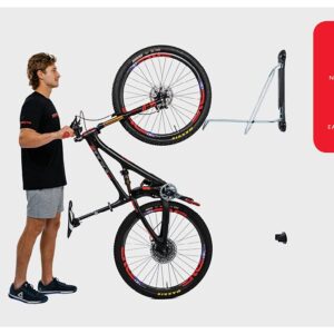 Steadyrack Bike Racks - Mountain Bike Rack - Wall Mounted Bike Rack Storage Solution for Your Home, Garage, or Bike Park