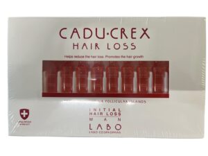 cadu-crex's initial hair loss treatment for men, 40 ampoules, labo