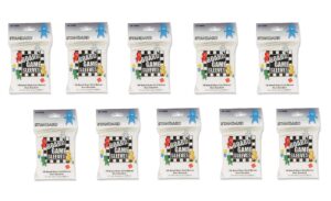10 packs arcane tinmen board game sleeves 100 ct standard size card sleeves display case