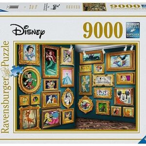 Ravensburger Disney Museum | Artful 9000 Piece Jigsaw Puzzle for Adults and Family - 14973 | Premium Quality with Unique Piece Design | Perfect for Leisure, Relaxation, and Gifting | Size: 76 x 54