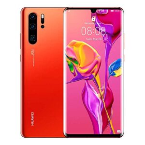 Huawei P30 Pro Dual/Hybrid-SIM 128GB VOG-L29 (GSM Only, No CDMA) Factory Unlocked 4G/LTE Smartphone - International Version (Amber Sunrise)