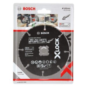 Bosch Professional 2608619284 Cutting Disc for Wood and Plastics X-Lock, Diameter 125 mm, Bore Diameter 22.23 mm, Thickness 1.6 mm