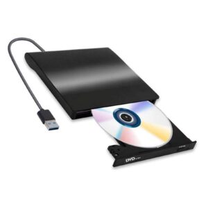 external cd/dvd drive for laptop, usb 3.0 portable dvd cd+/-rw drive slim dvd/cd rom rewriter burner writer, high speed data transfer pro desktop