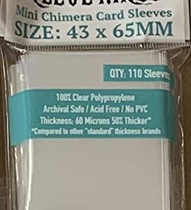 Sleeve Kings Mini Chimera Card Sleeves (43x65mm) - 110 Pack, 60 Microns