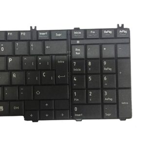 YUHUAI Laptop Replacement Keyboard Fit Toshiba Satellite L750 L755 L770 L775 L750D L755D L770D L775D Spanish Layout