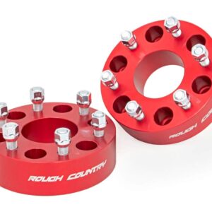 Rough Country 2" Wheel Spacer for 88-21 Chevy/GMC 1500 | Pair - 1101RED