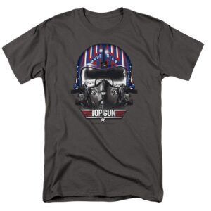 top gun maverick helmet t shirt & stickers (medium)