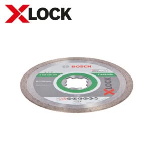 Bosch Professional 2608615138 Standard Diamond Cutting Disc for Ceramic X-Lock, Diameter 125 mm, Bore Diameter 22.23 mm