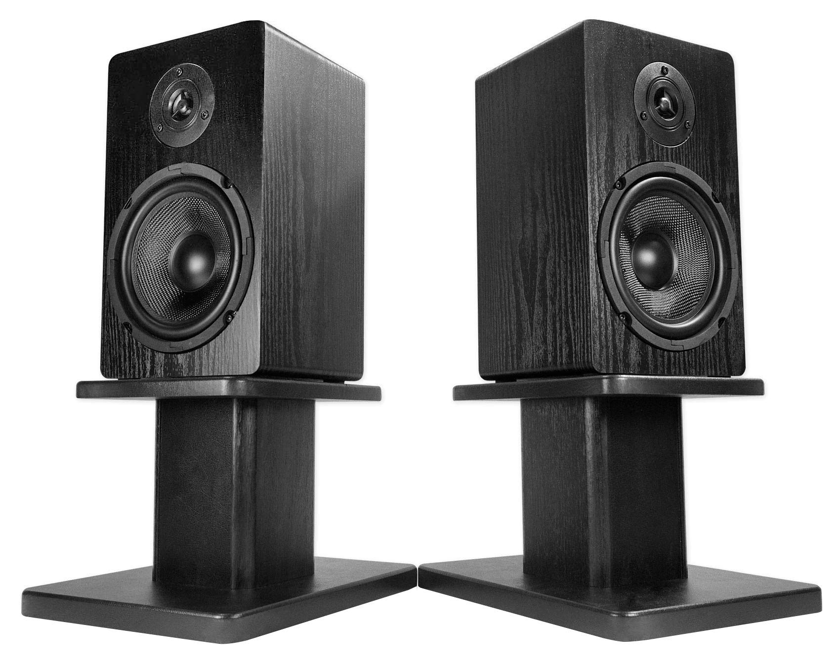 Rockville Pair Computer/Bookshelf Desktop Speaker/Studio Monitor Stands (RHT8G)