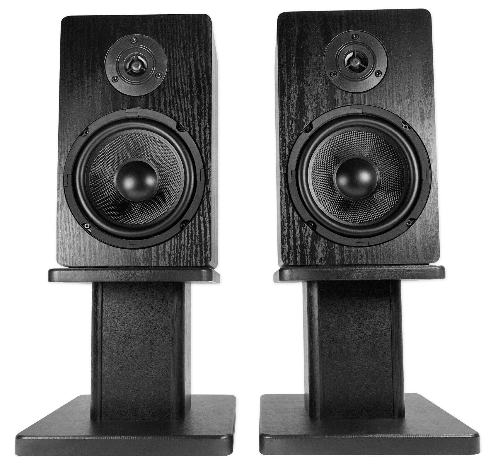 Rockville Pair Computer/Bookshelf Desktop Speaker/Studio Monitor Stands (RHT8G)