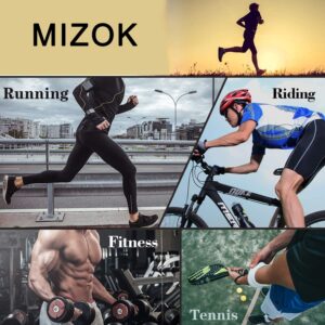 MIZOK Mens Tight Yoga Mesh Training Shorts Bodybuilding Gym Workout Shorts(Black,US S/Tag M)