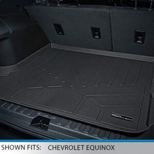 SMARTLINER All Weather Custom Fit Cargo Trunk Liner Floor Mat Black Compatible with 2018-2022 Chevrolet Equinox/GMC Terrain