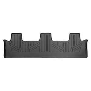 smartliner floor mats 3rd row liner black compatible with 2018-2022 expedition/navigator with 2nd row bench seat (including max and l)