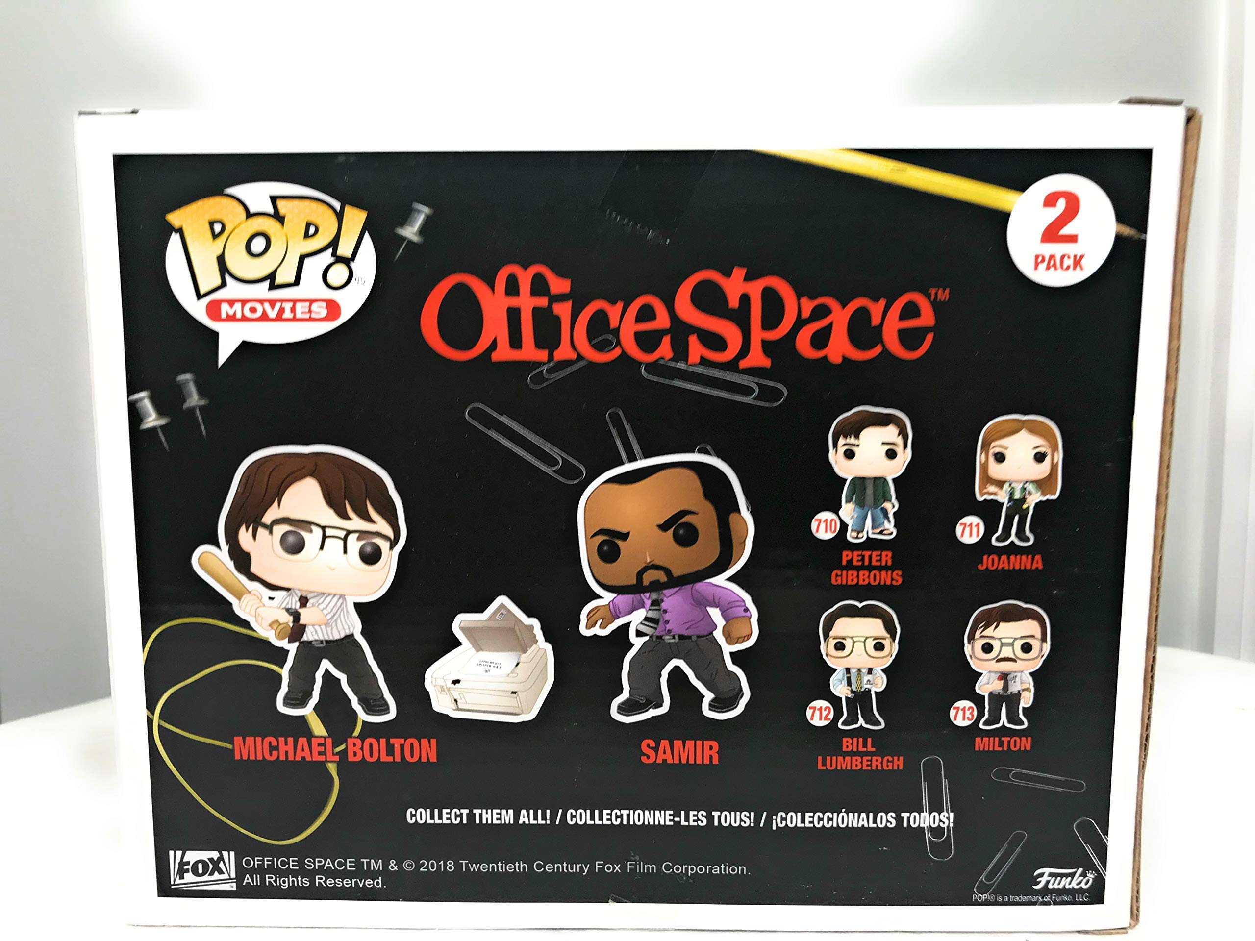 Funko POP! Movies: Office Space 2-Pack Michael Bolton & Samir Limited Edition Exclusive 2019 Spring Convention