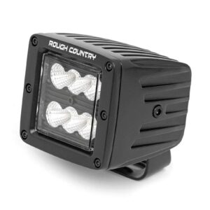 Rough Country 2" Black Series Square CREE Cube LED Lights | Flood - 70133BL